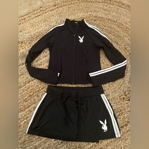 PLAYBOY SKIRT AND JACKET SET